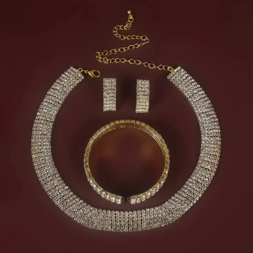 Matching Necklace, Bracelet, and Earring Set - Picture 3 of 6